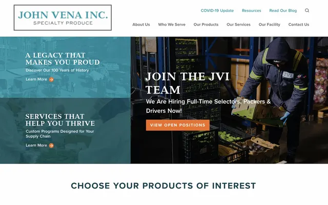 John Vena Inc. wholesale produce platform